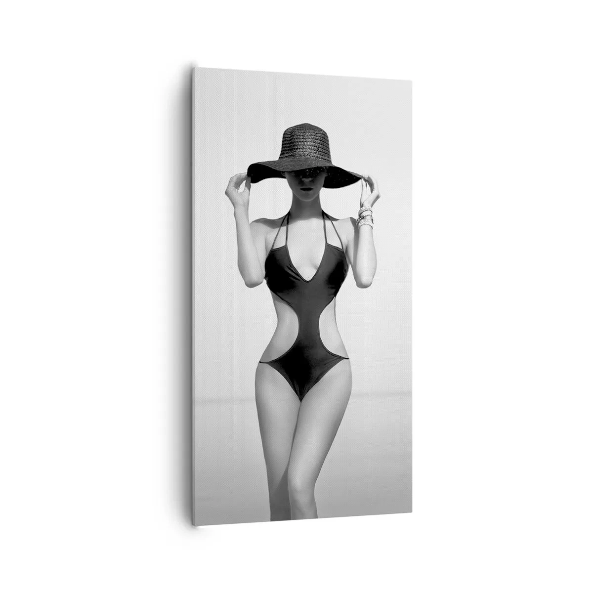 Bild auf Leinwand - Leinwandbild - Mein Name ist: Eleganz - 65x120 cm