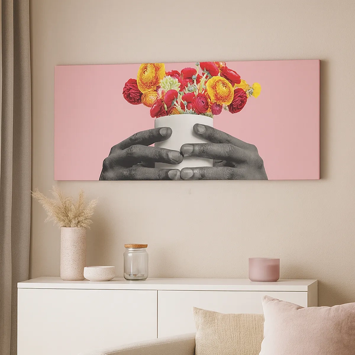 Bild auf Leinwand - Leinwandbild - Die Apotheose des Lebens - 30x30 cm