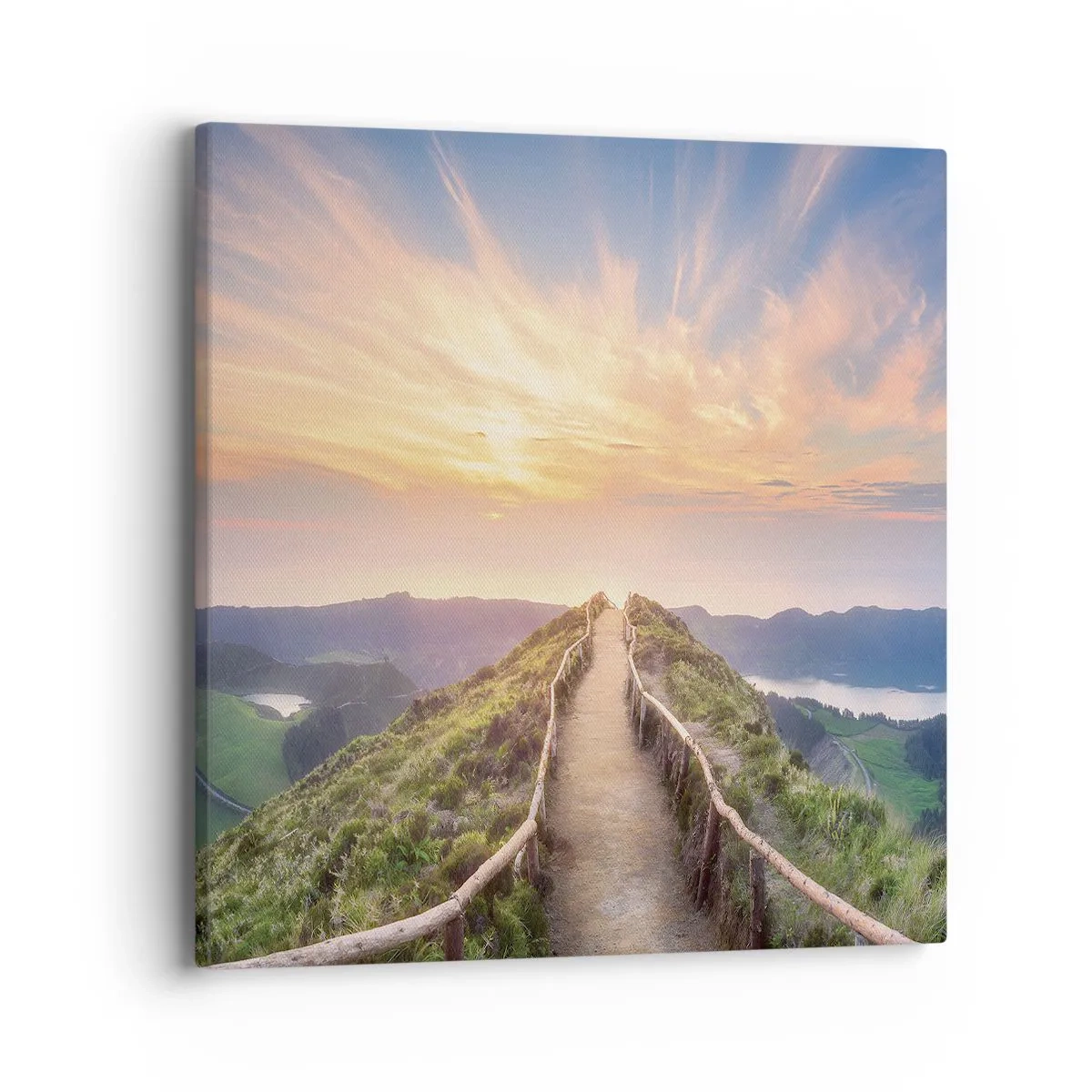 Bild auf Leinwand - Leinwandbild - Nah am Himmel - 40x40 cm