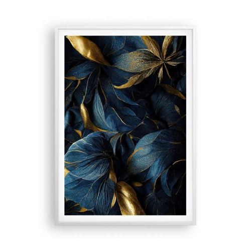 Poster in einem weißen Rahmen - Mit Gold gefüttert - 70x100 cm