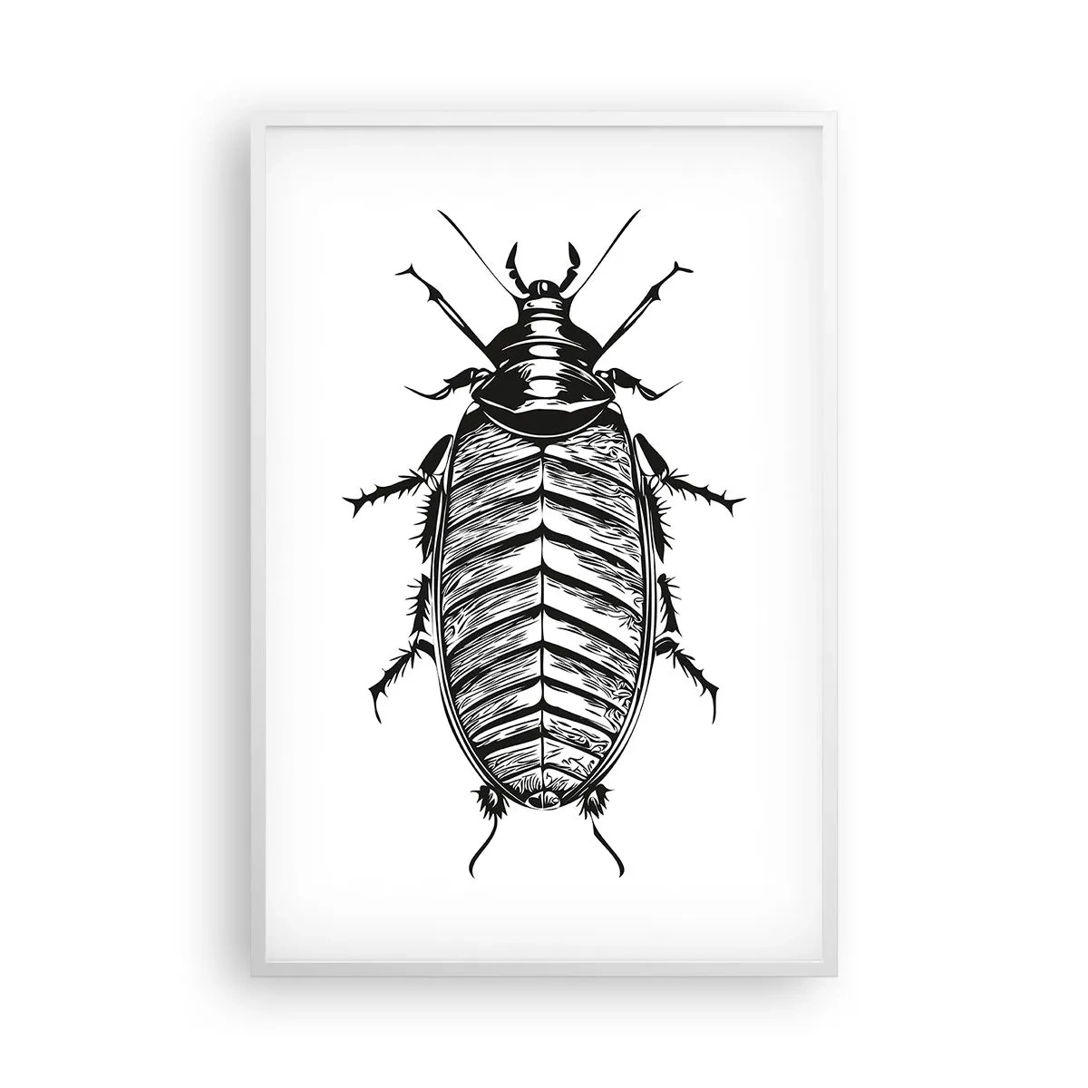 Poster in einem weißen Rahmen - Was für ein Exemplar! - 61x91 cm