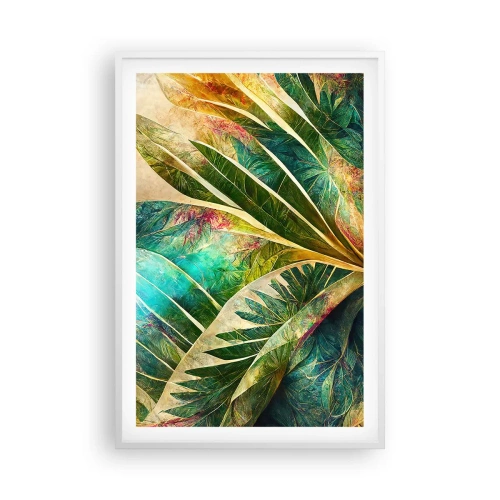 Poster in einem weißen Rahmen - Farben der Tropen - 61x91 cm