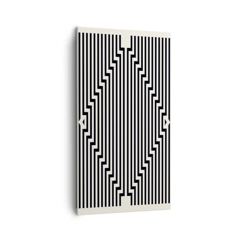 Bild auf Leinwand - Leinwandbild - Geometrische Illusion - 45x80 cm