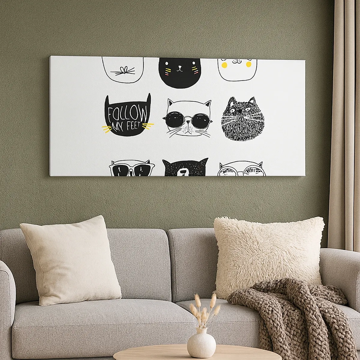 Bild auf Leinwand - Leinwandbild - Jeder andere - 30x30 cm