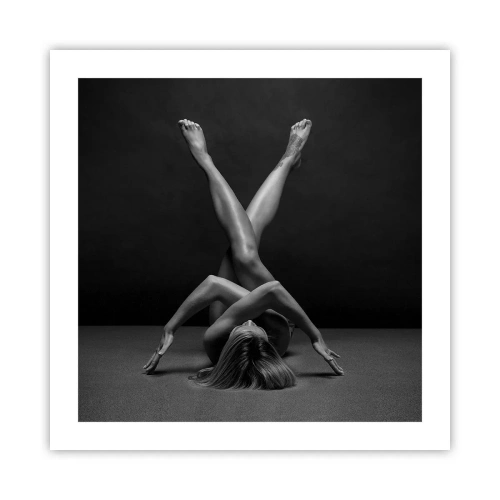 Poster - Die Geometrie der Nacktheit - 50x50 cm