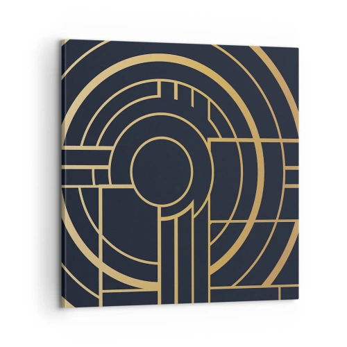 Bild auf Leinwand - Leinwandbild - Wendungen der Dinge - 60x60 cm