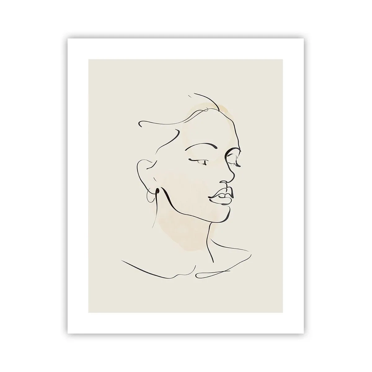 Poster - Eine bestimmte Linie - 40x50 cm