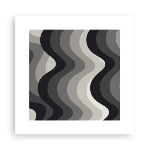 Poster - Eine Welle nach der anderen - 30x30 cm