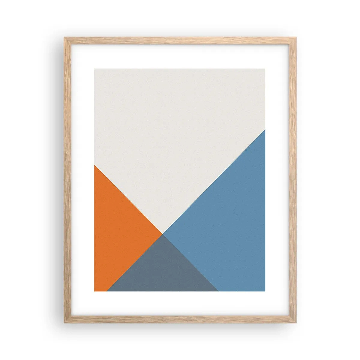 Poster in einem Rahmen aus heller Eiche - In einem Winkel… - 40x50 cm