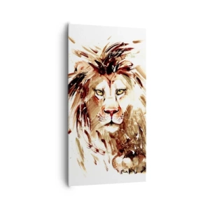 Bild auf Leinwand - Leinwandbild - Stärke und Würde - 65x120 cm