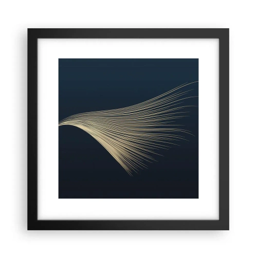 Poster in einem schwarzem Rahmen - Wie das Haar eines Engels - 30x30 cm