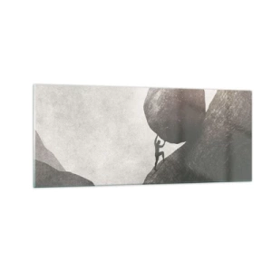 Glasbild - Bild auf glas - Ich glaube wider alle Hoffnung - 100x40 cm