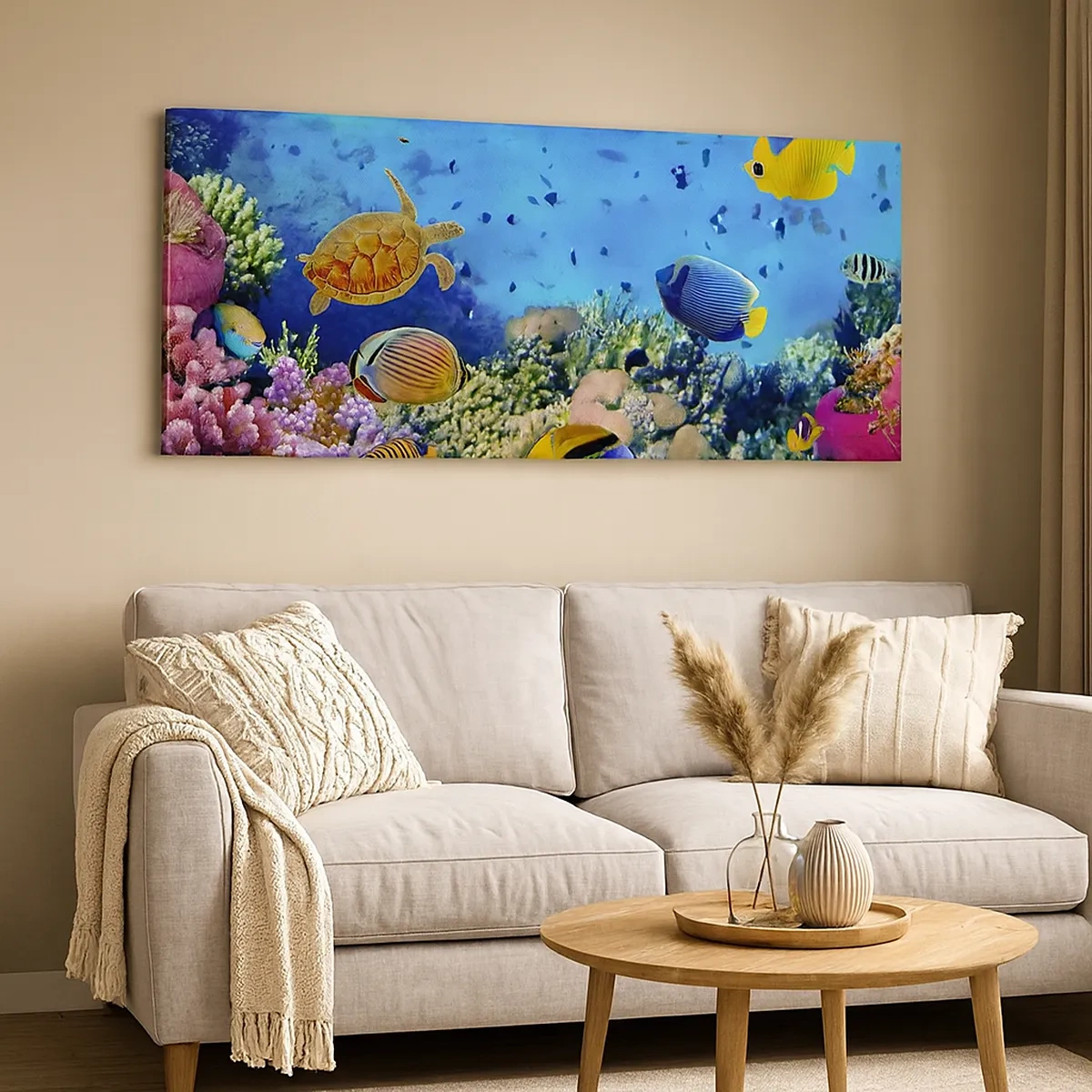 Bild auf Leinwand - Leinwandbild - Und was wissen wir über das Leben ... - 30x30 cm