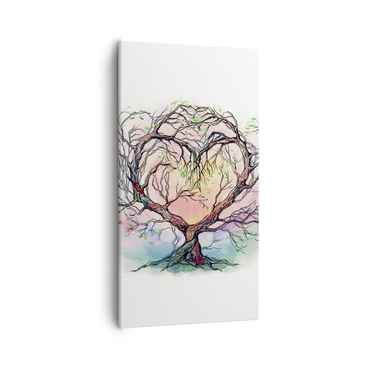 Bild auf Leinwand - Leinwandbild - Gemeinsam gegen die Stürme - 55x100 cm