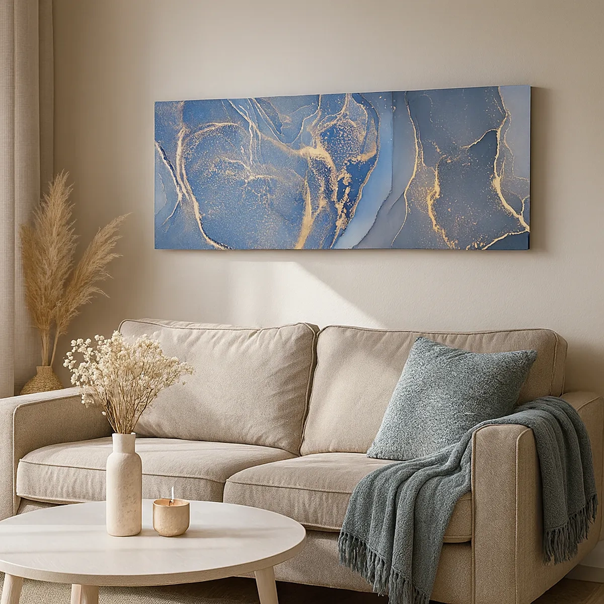 Bild auf Leinwand - Leinwandbild - Goldstaub - 30x30 cm