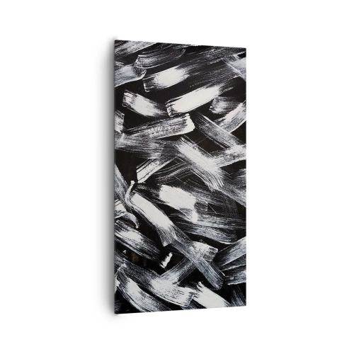 Bild auf Leinwand - Leinwandbild - Abstraktion im industriellen Geist - 65x120 cm