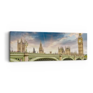 Bild auf Leinwand - Leinwandbild - Im Imperium ist die Zeit stehen geblieben - 90x30 cm