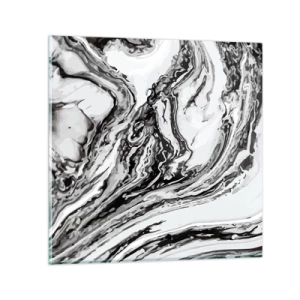 Glasbild - Bild auf glas - Am Anfang war Chaos - 30x30 cm