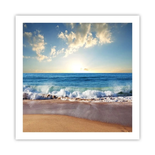 Poster - Bewegung und Stille zugleich - 60x60 cm