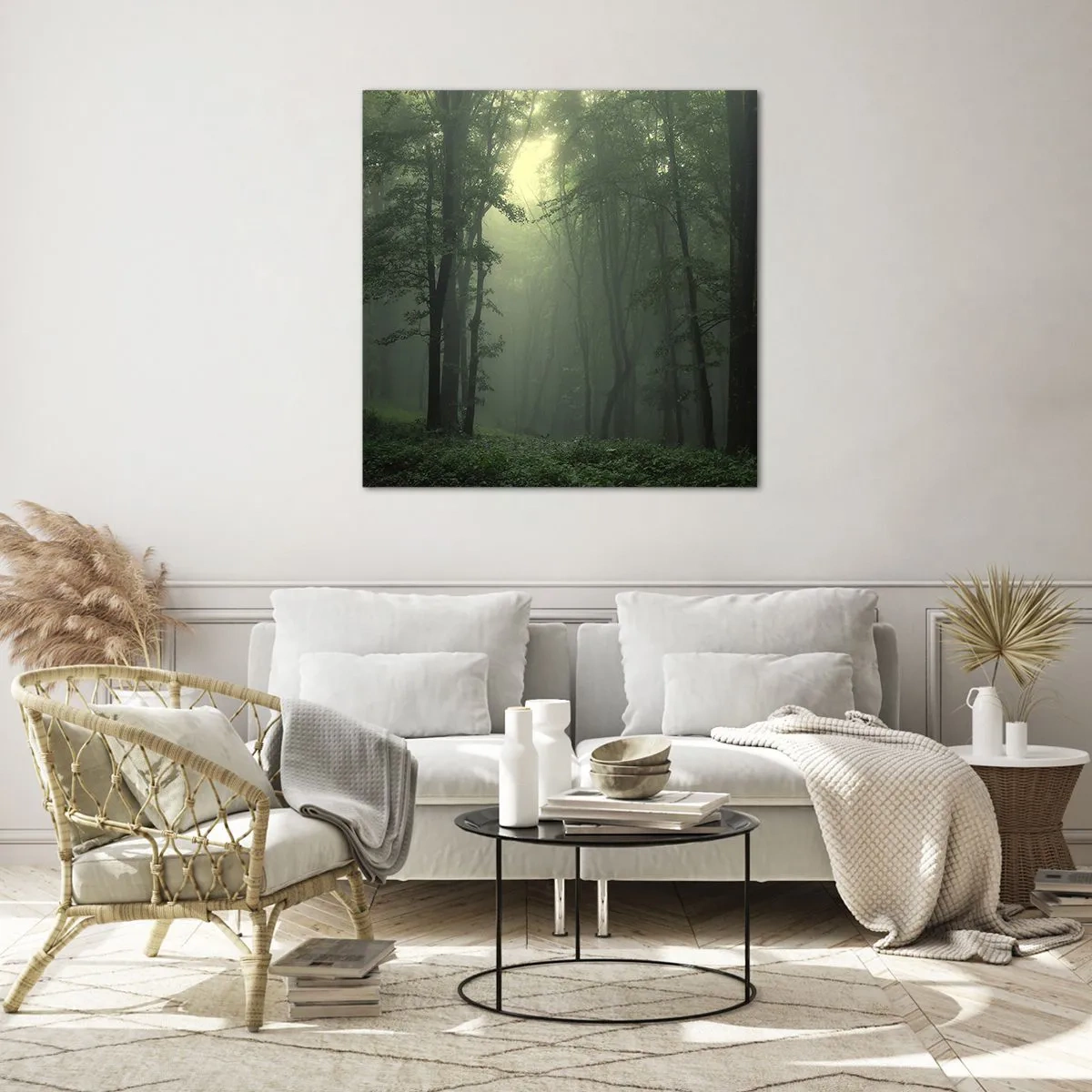 Glasbild - Bild auf glas - Bevor er aufwacht - 70x70 cm