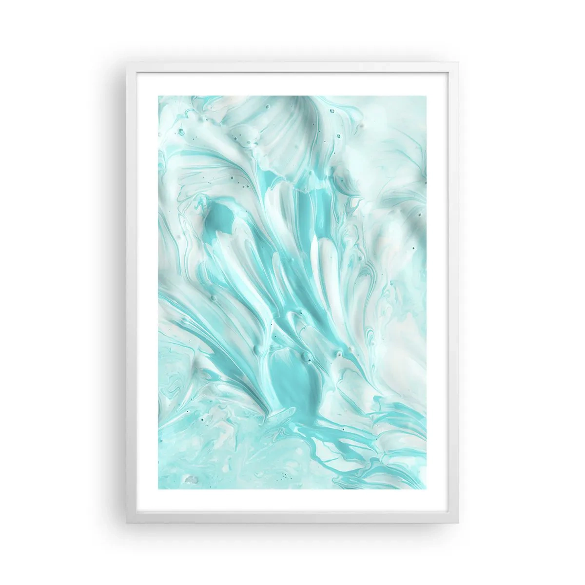 Poster in einem weißen Rahmen - Für immer zusammen - 50x70 cm