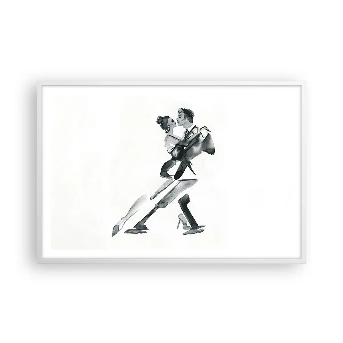 Poster in einem weißen Rahmen - In einem Schlag - 91x61 cm