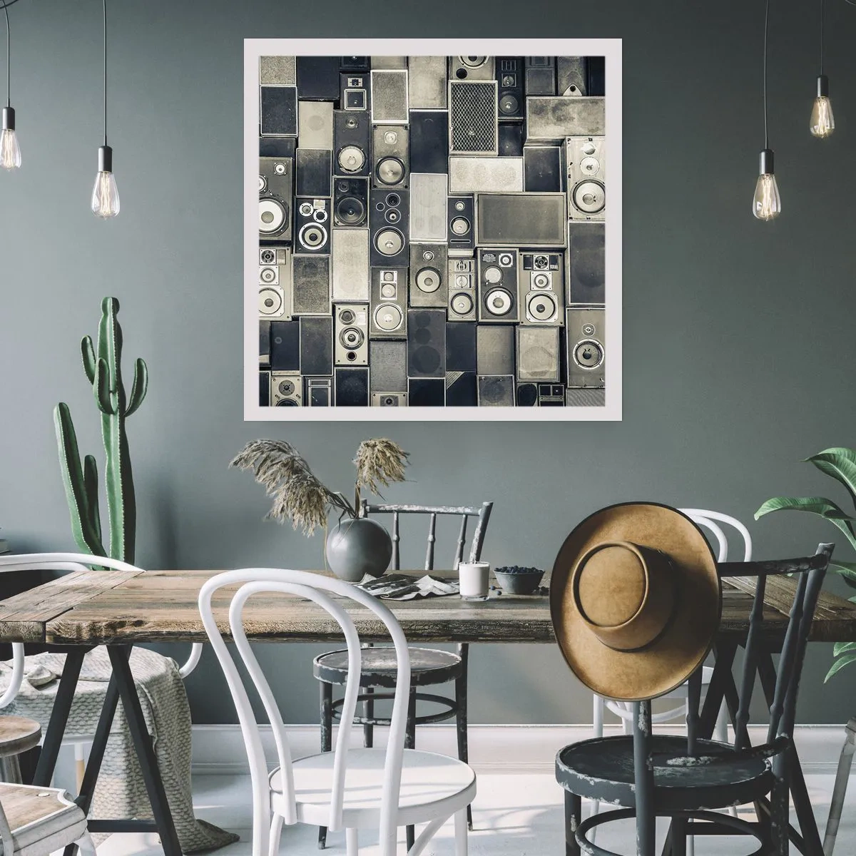 Poster - Und es ist alles in Ordnung - 40x40 cm