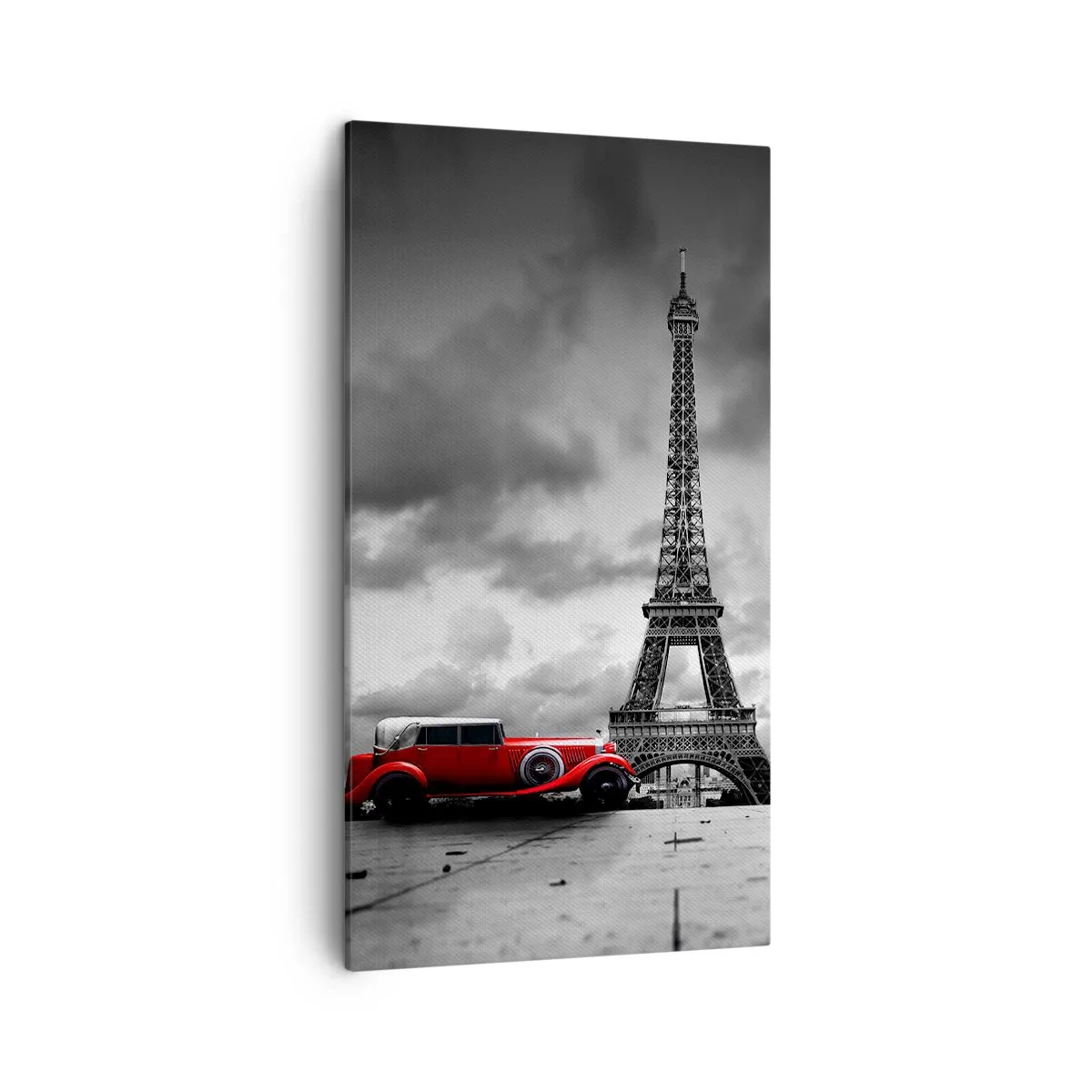 Bild auf Leinwand - Leinwandbild - Vor nicht allzu langer Zeit in Paris - 45x80 cm
