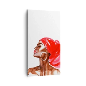 Bild auf Leinwand - Leinwandbild - Es weht ein Wind, der die Nase eines Mannes öffnet - 55x100 cm