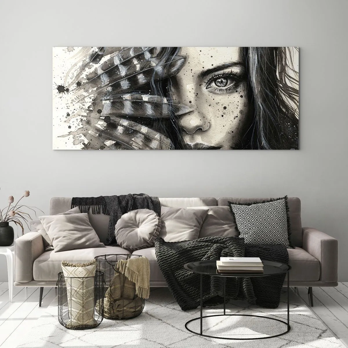 Glasbild - Bild auf glas - Wilde Schönheit - 100x40 cm