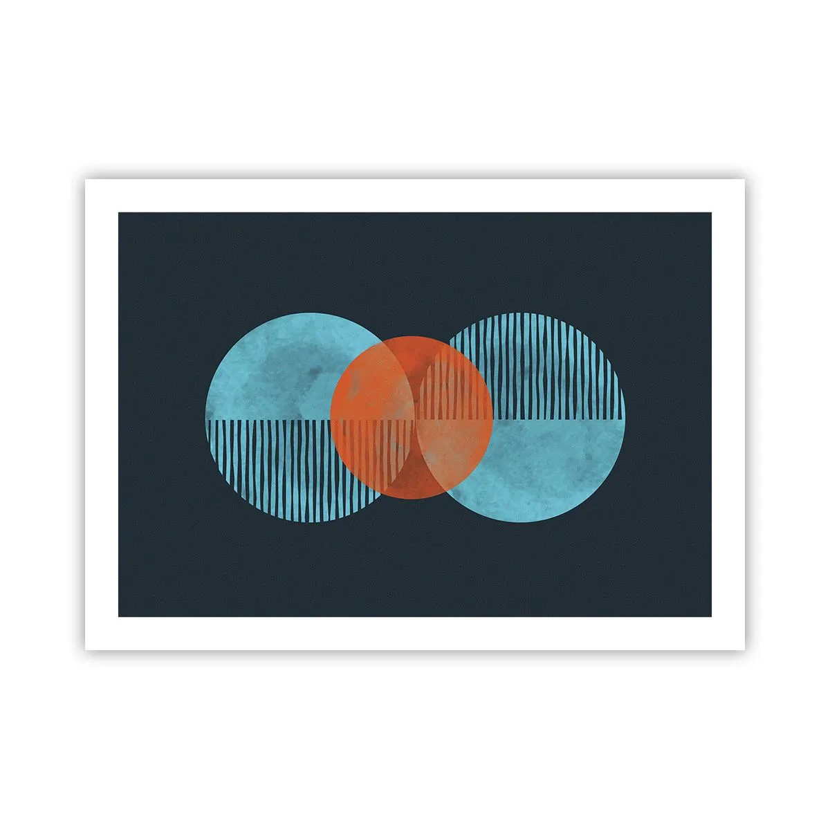 Poster - Symmetrische Komposition - 70x50 cm