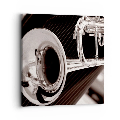 Bild auf Leinwand - Leinwandbild - Eine musikalische Reise in die 1930er Jahre - 40x40 cm