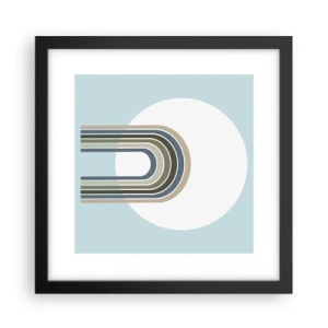 Poster in einem schwarzem Rahmen - Unwiderstehliche Anziehungskraft - 30x30 cm