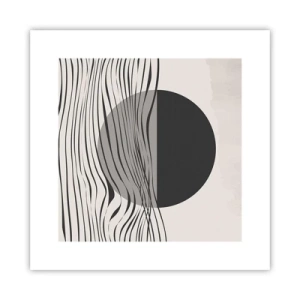 Poster - Halbe Komposition - 30x30 cm