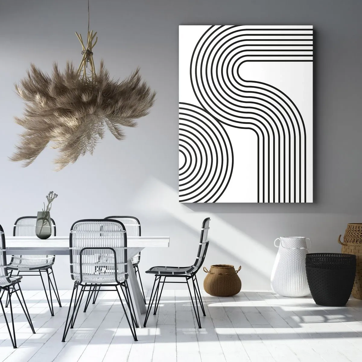 Bild auf Leinwand - Leinwandbild - An der Kurve - 65x120 cm