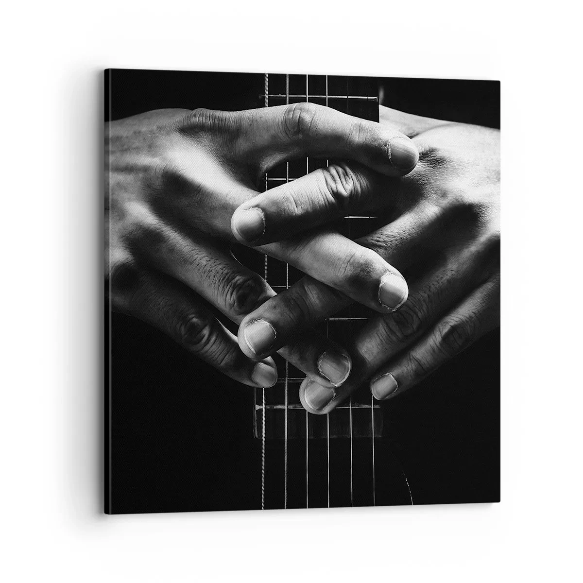 Bild auf Leinwand - Leinwandbild - Gebet des Künstlers - 70x70 cm