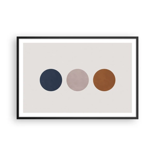 Poster in einem schwarzem Rahmen - Ein Symbol für Exzellenz - 91x61 cm