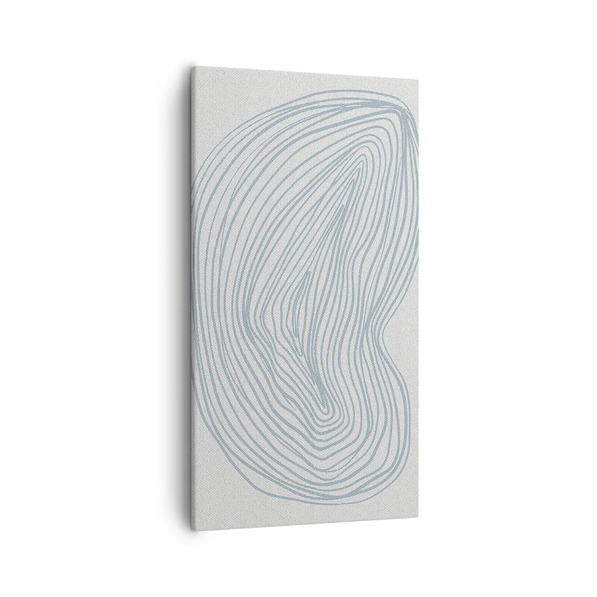 Bild auf Leinwand - Leinwandbild - Das Lächeln der Wassertropfen - 55x100 cm