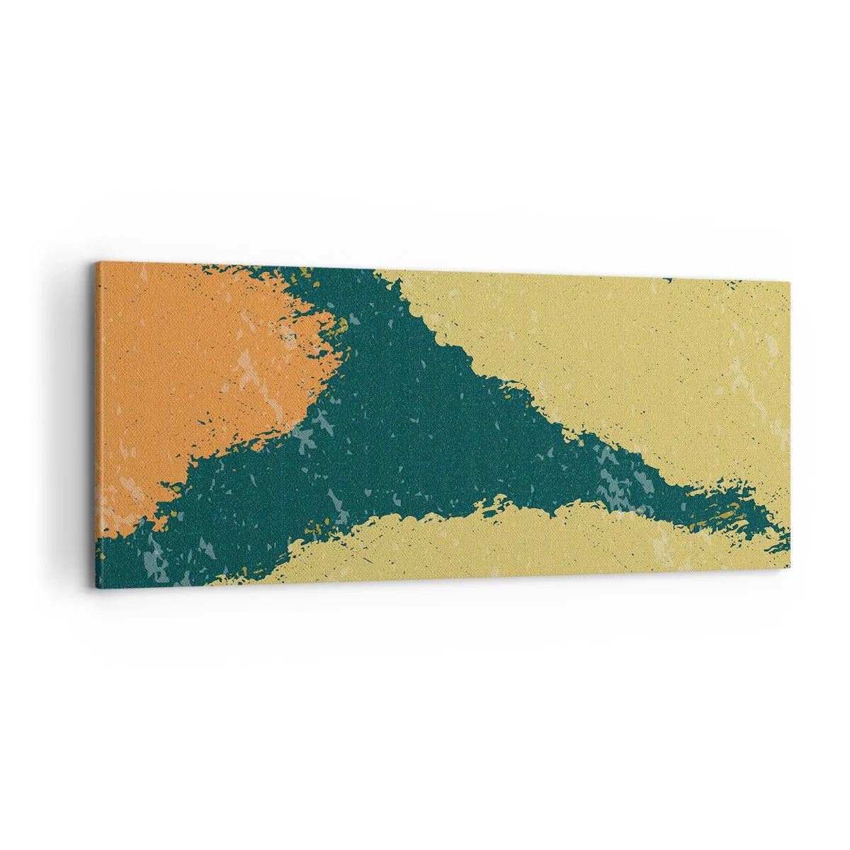 Bild auf Leinwand - Leinwandbild - Abstraktion – langsame Bewegung - 100x40 cm