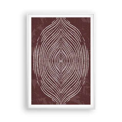 Poster in einem weißen Rahmen - Der Raum spricht - 70x100 cm