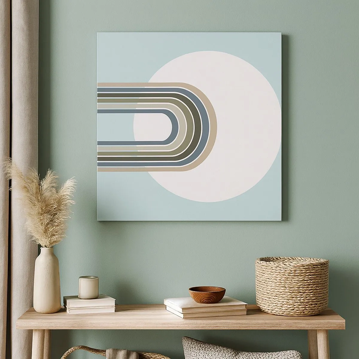 Bild auf Leinwand - Leinwandbild - Unwiderstehliche Anziehungskraft - 30x30 cm