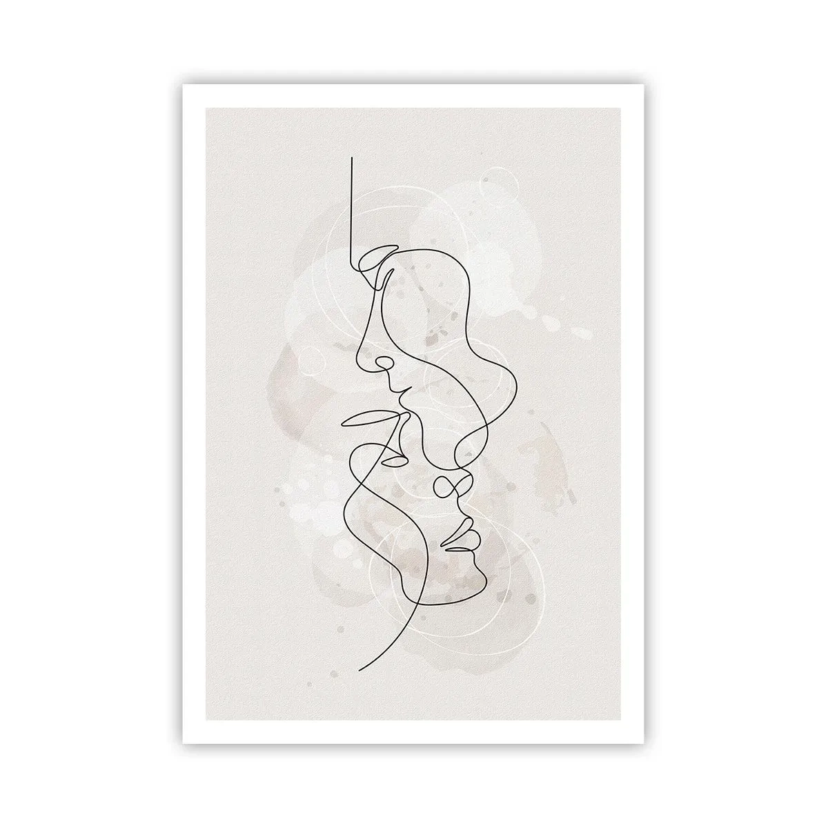 Poster - Verstrickt in eine Umarmung - 70x100 cm