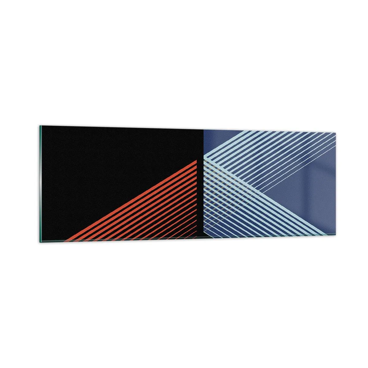 Glasbild - Bild auf glas - Eine einfache Geschichte - 90x30 cm