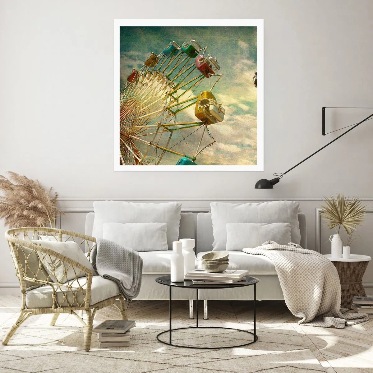 Poster - Es wird Spaß geben ... - 40x40 cm