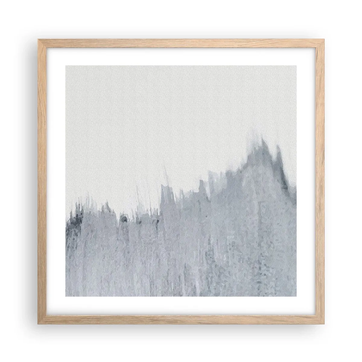 Poster in einem Rahmen aus heller Eiche - Mysteriöse Aufzeichnung - 50x50 cm