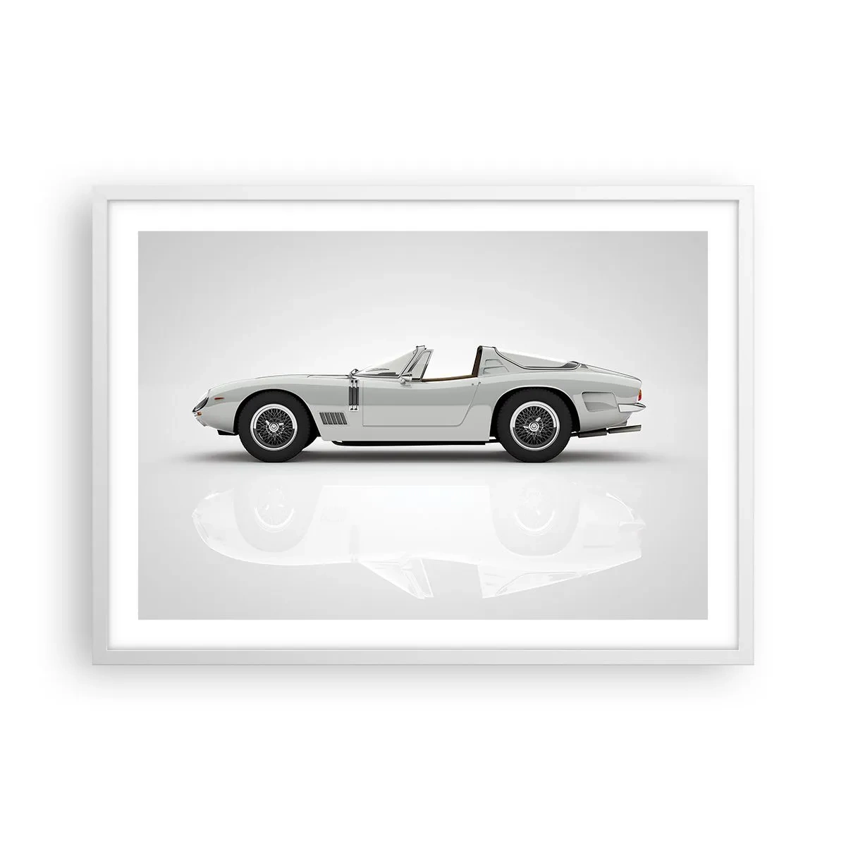 Poster in einem weißen Rahmen - Spaß versprochen - 70x50 cm