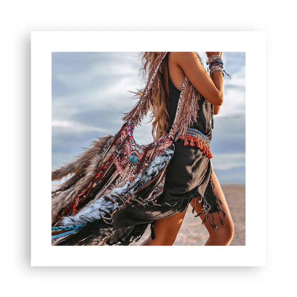 Poster - Das Mädchen des Schamanen - 40x40 cm