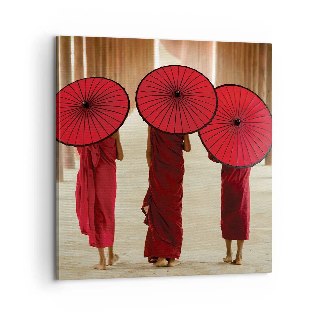 Bild auf Leinwand - Leinwandbild - Auf dem Weg ins Reine Land - 60x60 cm