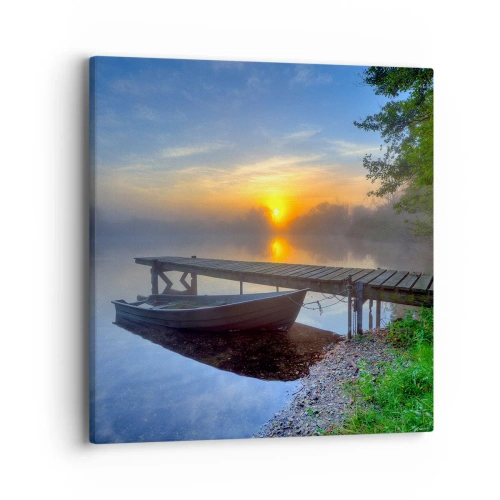 Bild auf Leinwand - Leinwandbild - Wie aus Gewöhnlichem Magie wird - 40x40 cm