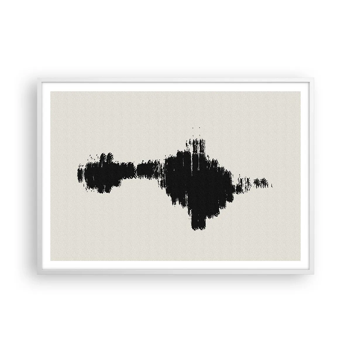 Poster in einem weißen Rahmen - Schwingungen der Fantasie - 100x70 cm